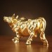  Real gold bull ornament